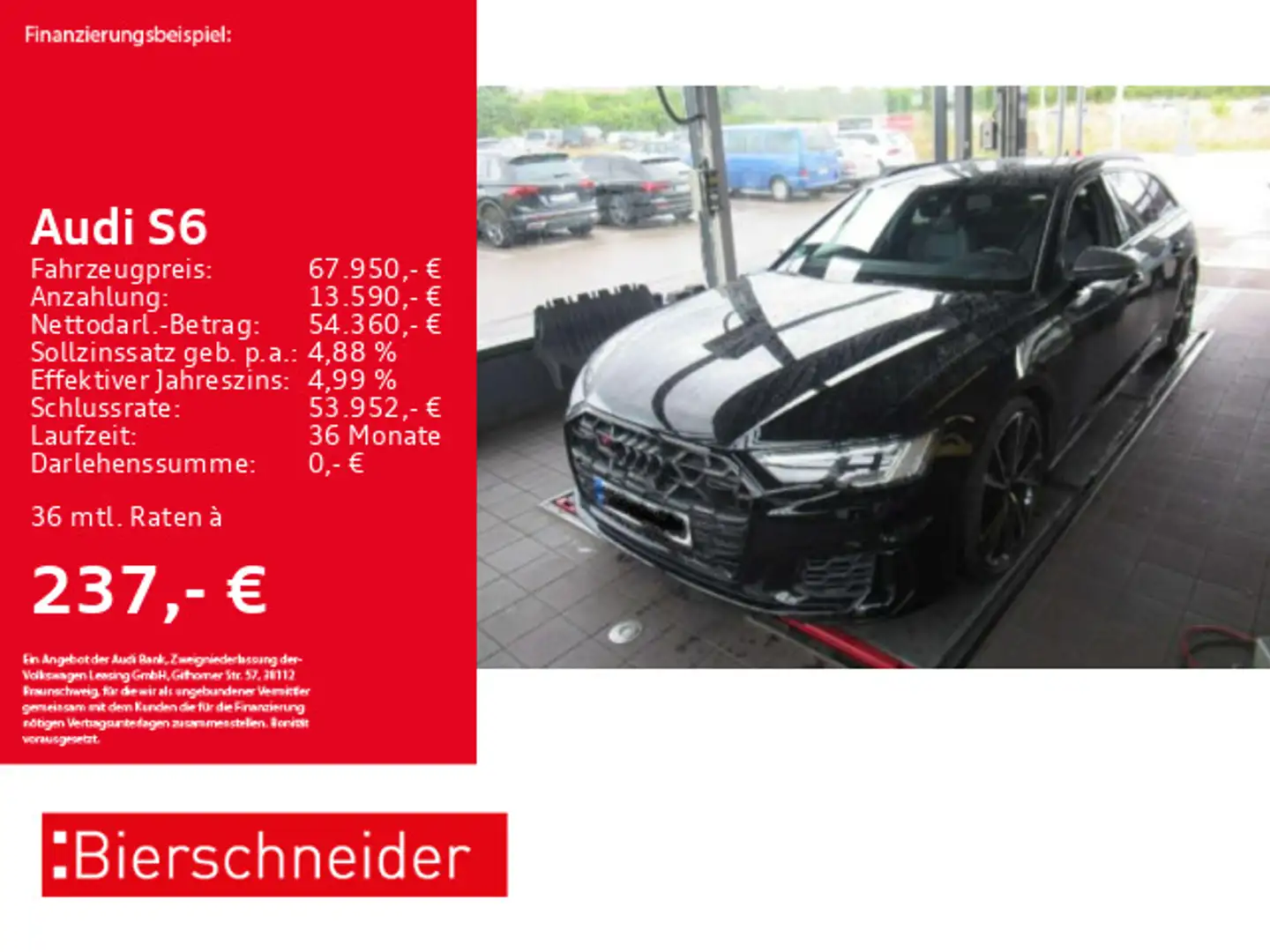 Audi S6 Av TDI qu 21 AHK MATRIX PANO STHZ Negru - 1