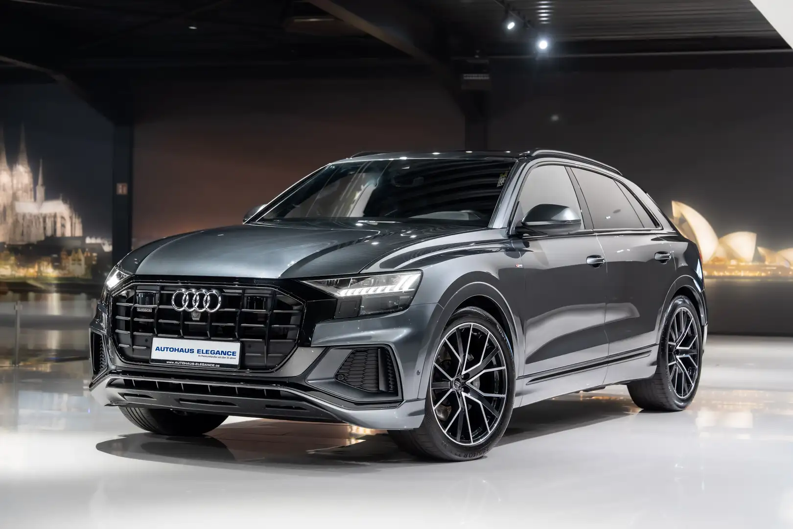 Audi Q8 50 TDI quattro*S-LINE+*LIFT*B&O*360*MATRIX* Gris - 1