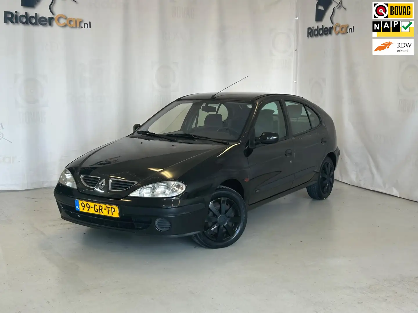 Renault Megane 1.6-16V Authentique|AIRCO|ELEK RAMEN|APK3-26| Zwart - 1