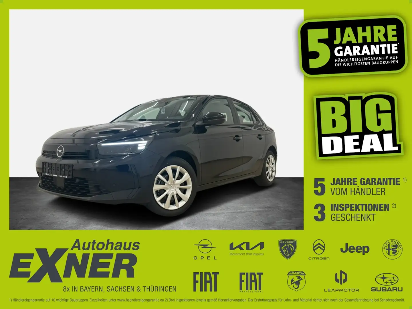 Opel Corsa F 1.2 Klimaanlage, LED, Sitzheizung Schwarz - 1
