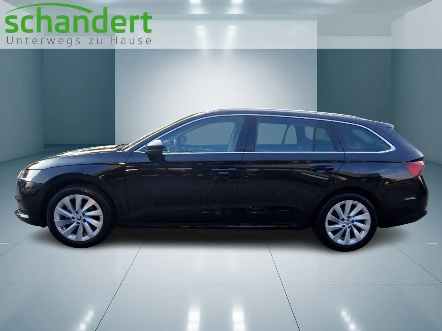 Skoda Octavia Combi 2.0 TDI Style DSG LED Navi AHK Klimaautoma Schwarz - 2