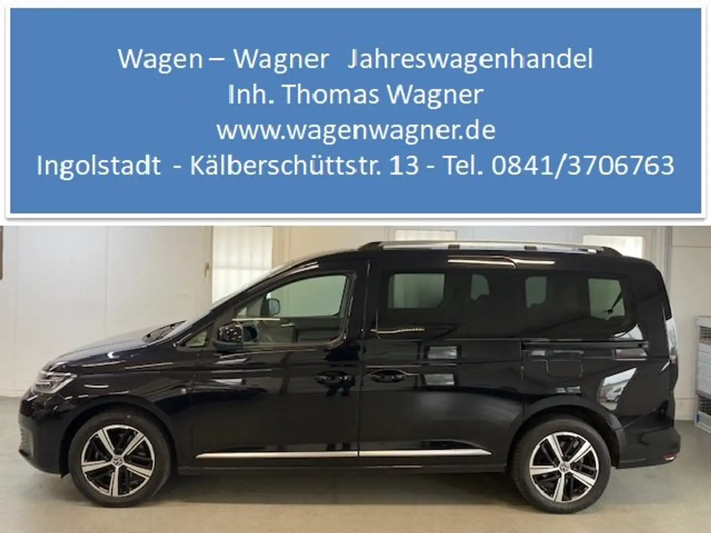 Volkswagen Caddy Maxi Style 1.5 TSI 84KW LED NAVI Panorama 7-Sitzer Noir - 1