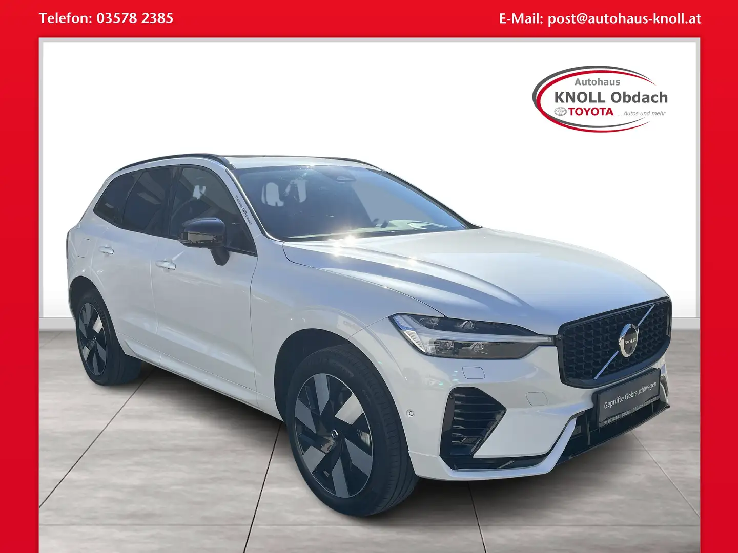 Volvo XC60 T6 Twin Engine Plug-In Hybrid AWD Weiß - 1