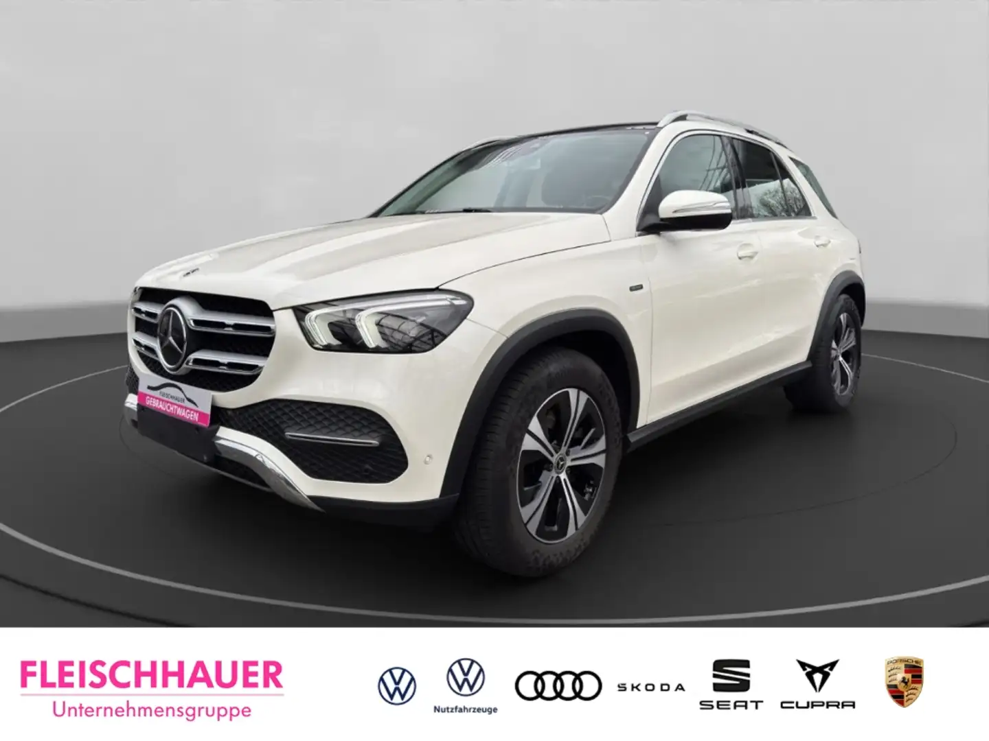 Mercedes-Benz GLE 350 de 4Matic LED+Navi+AHK+Pano+HUD+Burmester Weiß - 1