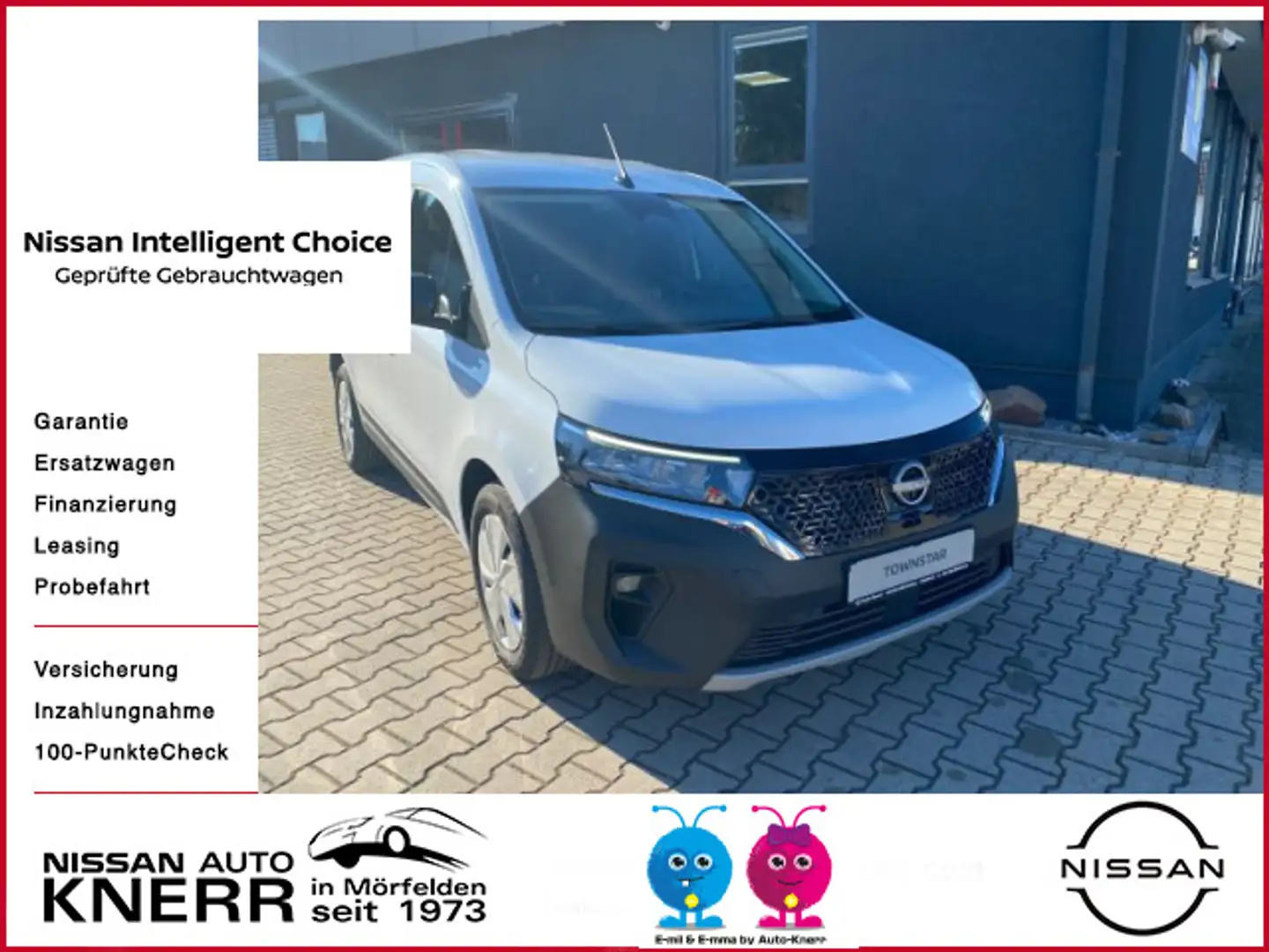 Nissan Townstar EV Kastenwagen L1 2,2t N-Connecta-Optio Weiß - 1