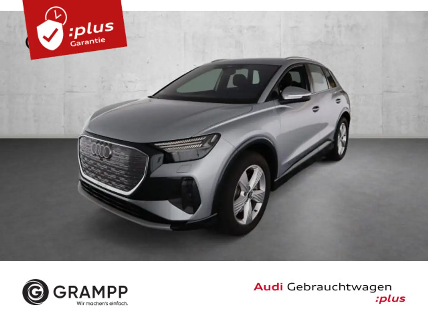Audi Q4 e-tron 45 +MATRIX-LED+KAMERA+VIRTUAL+ASSISTS+ Silber - 1