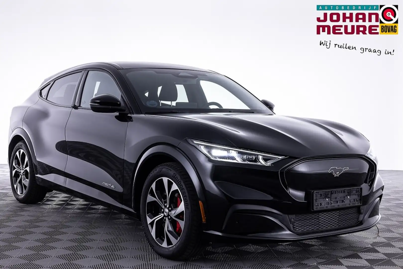 Ford Mustang Mach-E AWD 75 kWh | SOH 96% | LEDER | TREKHAAK Noir - 1