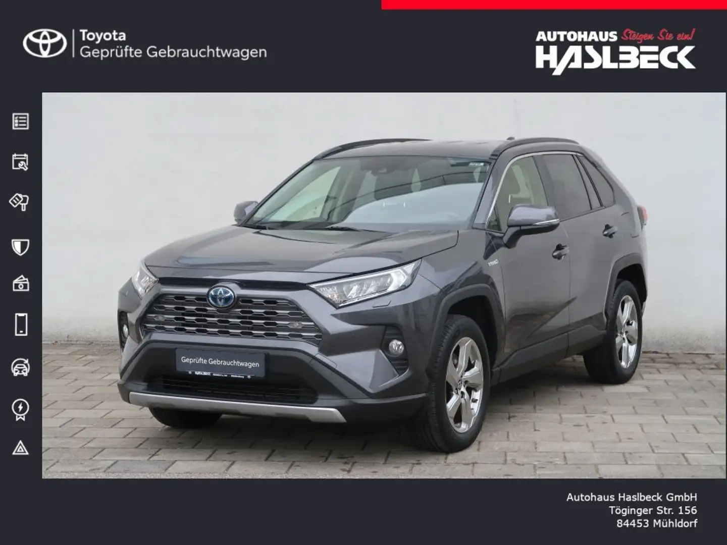 Toyota RAV 4 2.5 4x2 Hybrid Team Deutschland Grau - 1