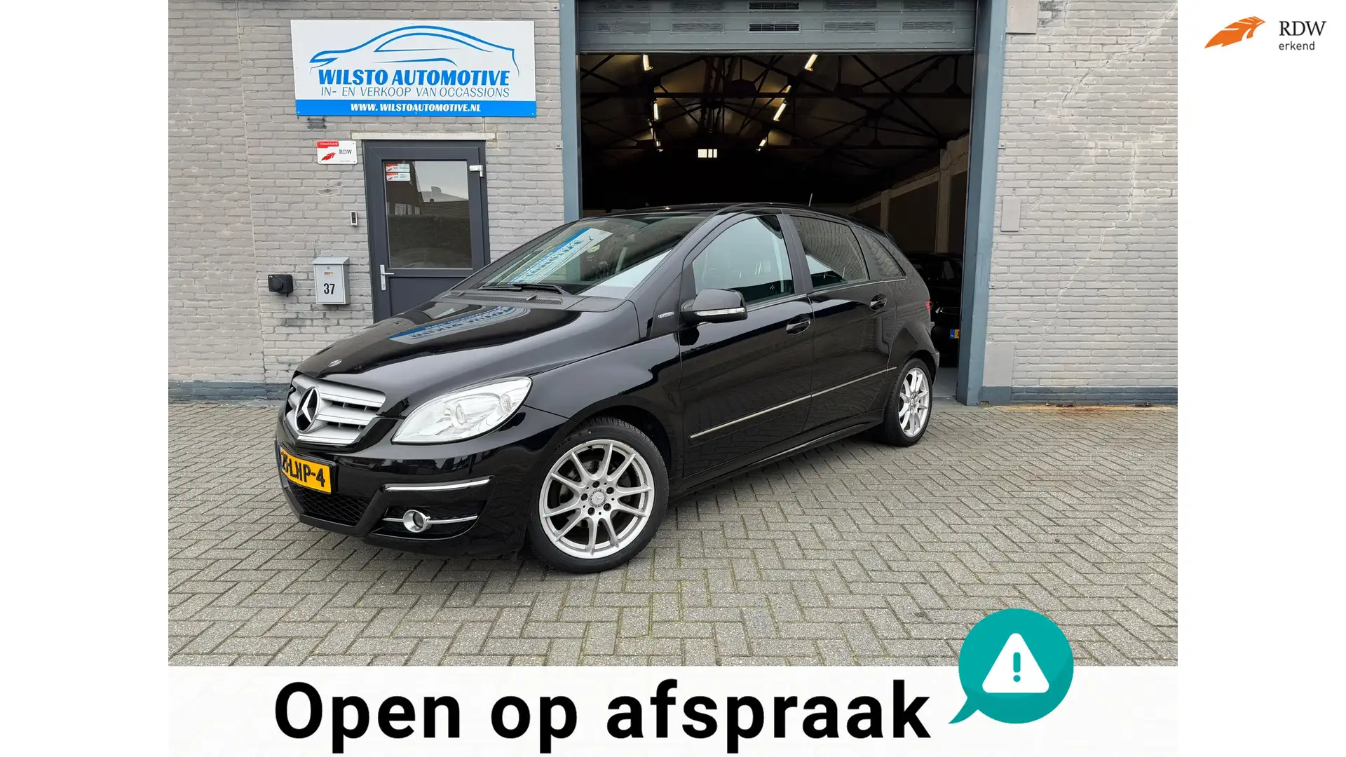 Mercedes-Benz B 180 BlueEFFICIENCY*Nw-APK*Rijklaar*Garantie*Historie Zwart - 1