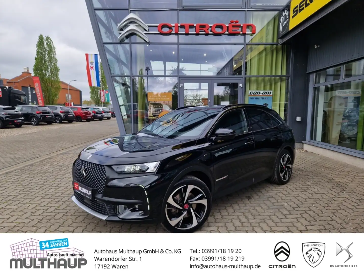 DS Automobiles DS 7 Crossback E-Tense 300 4x4 Performance Line + Negru - 1