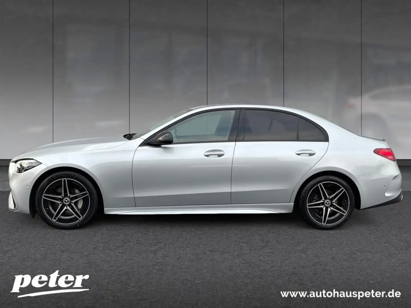 Mercedes-Benz C 220 d AMG/Night/LED/Schiebedach/Kamera/DAB/ Silber - 2