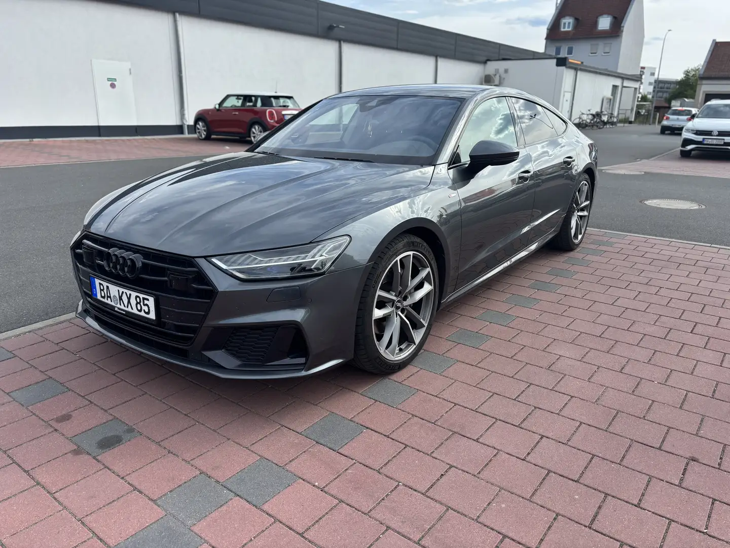 Audi A7 45 basis TFSI S Line Scheckheft sehr geplfegt Grau - 1
