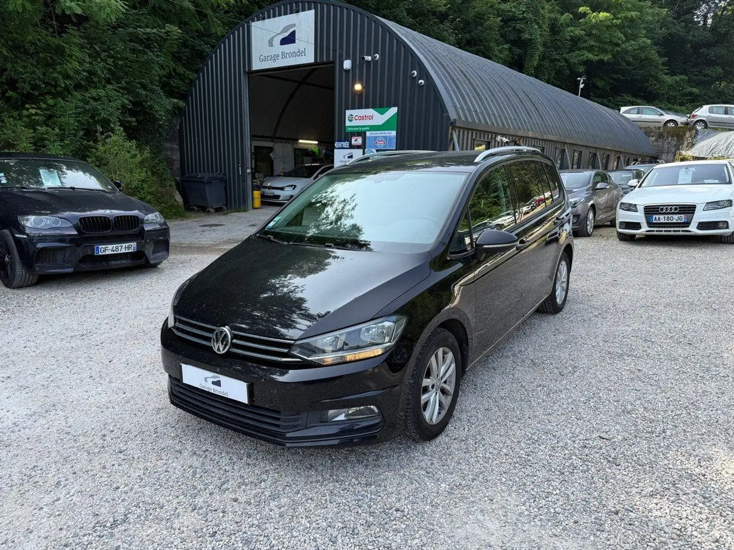 Volkswagen Touran 1.6 TDi 110cv DSG7 Comfortline 7 PL 2e main Noir - 1