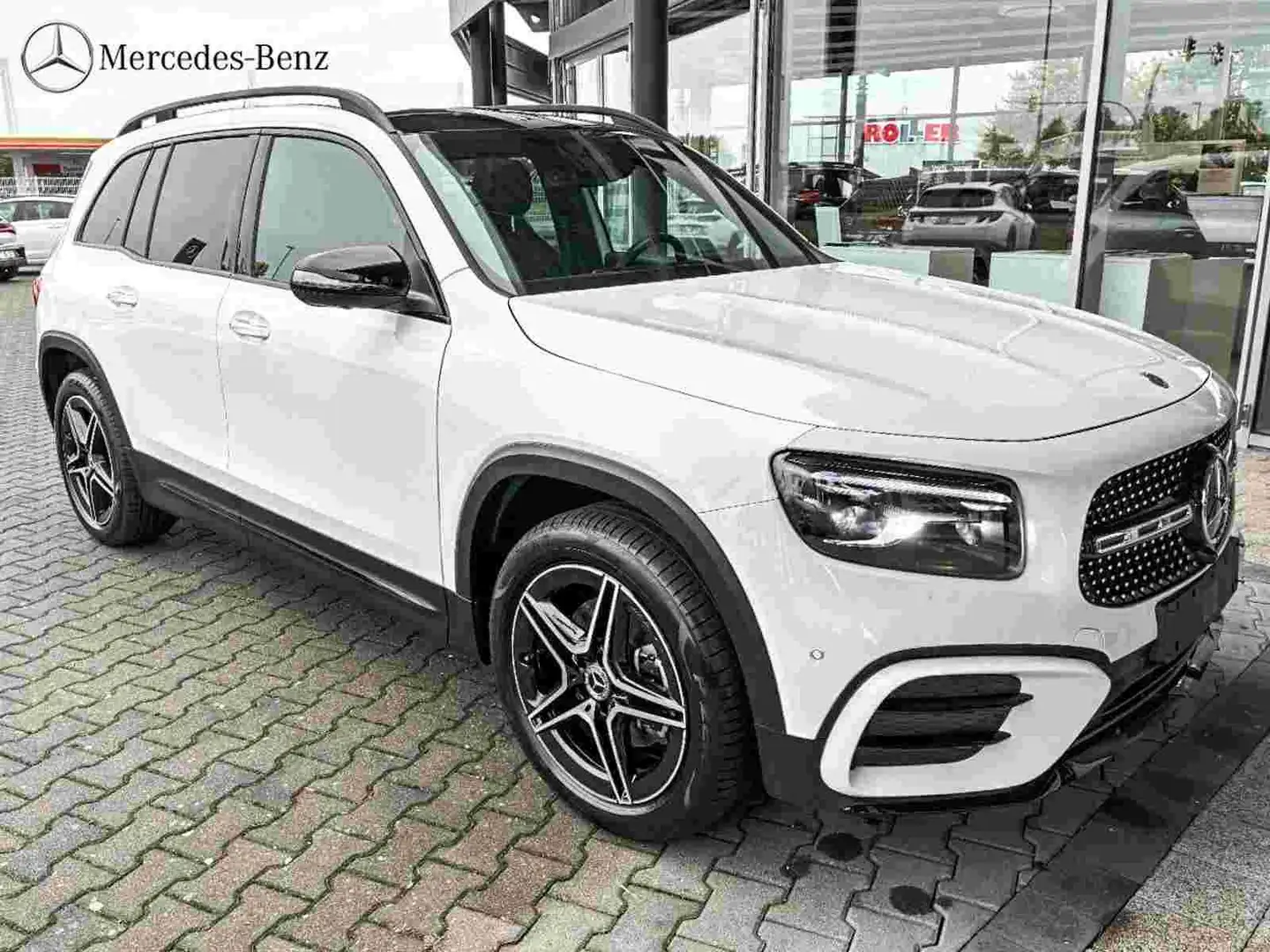 Mercedes-Benz GLB 200 AMG Niight+MBUX+360°+Pano+AHK+Totwink. Weiß - 2