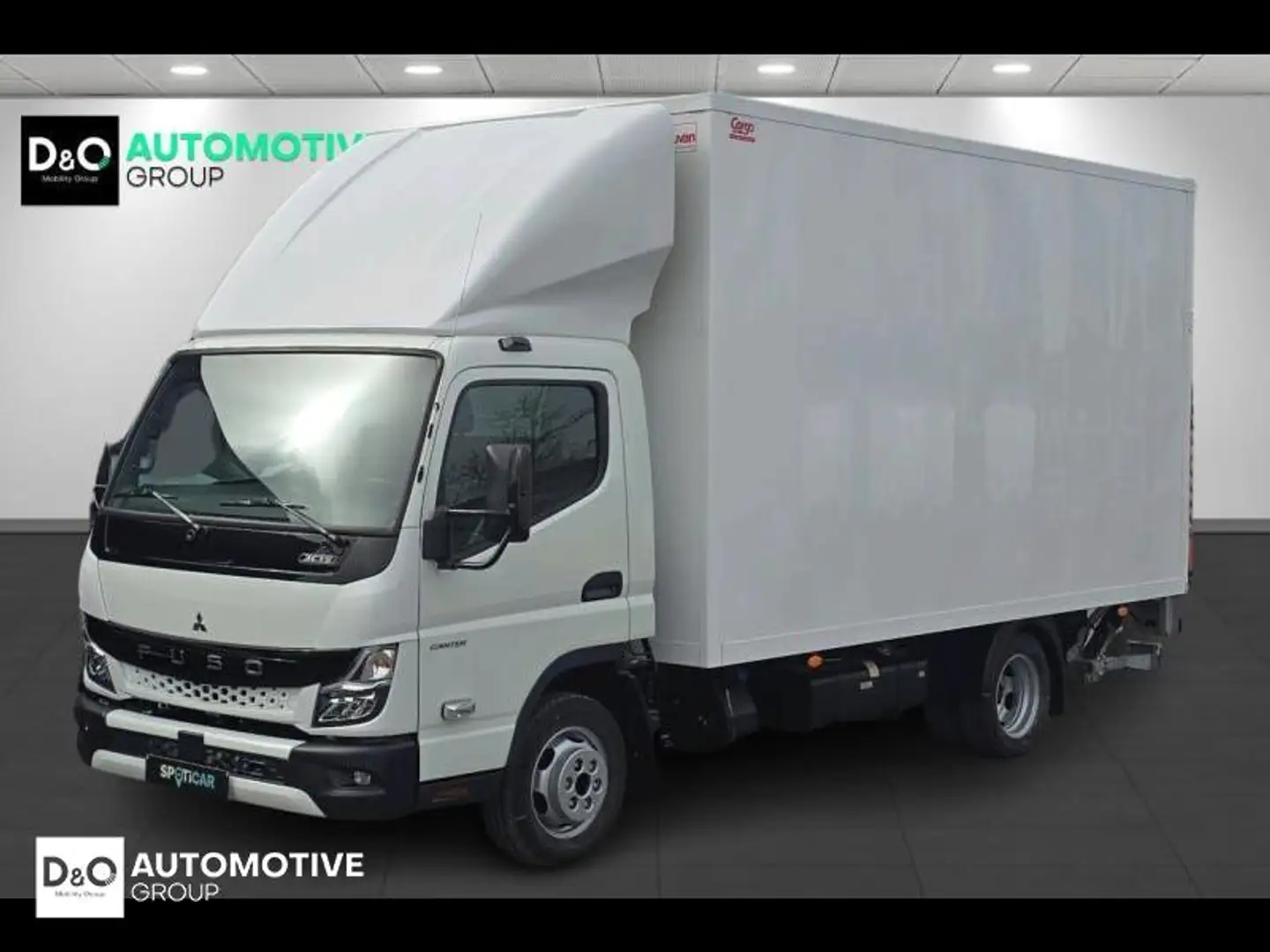 Mitsubishi Canter FUSO 3 C15 Meubelbak met laadklep 54950 netto Blanco - 1
