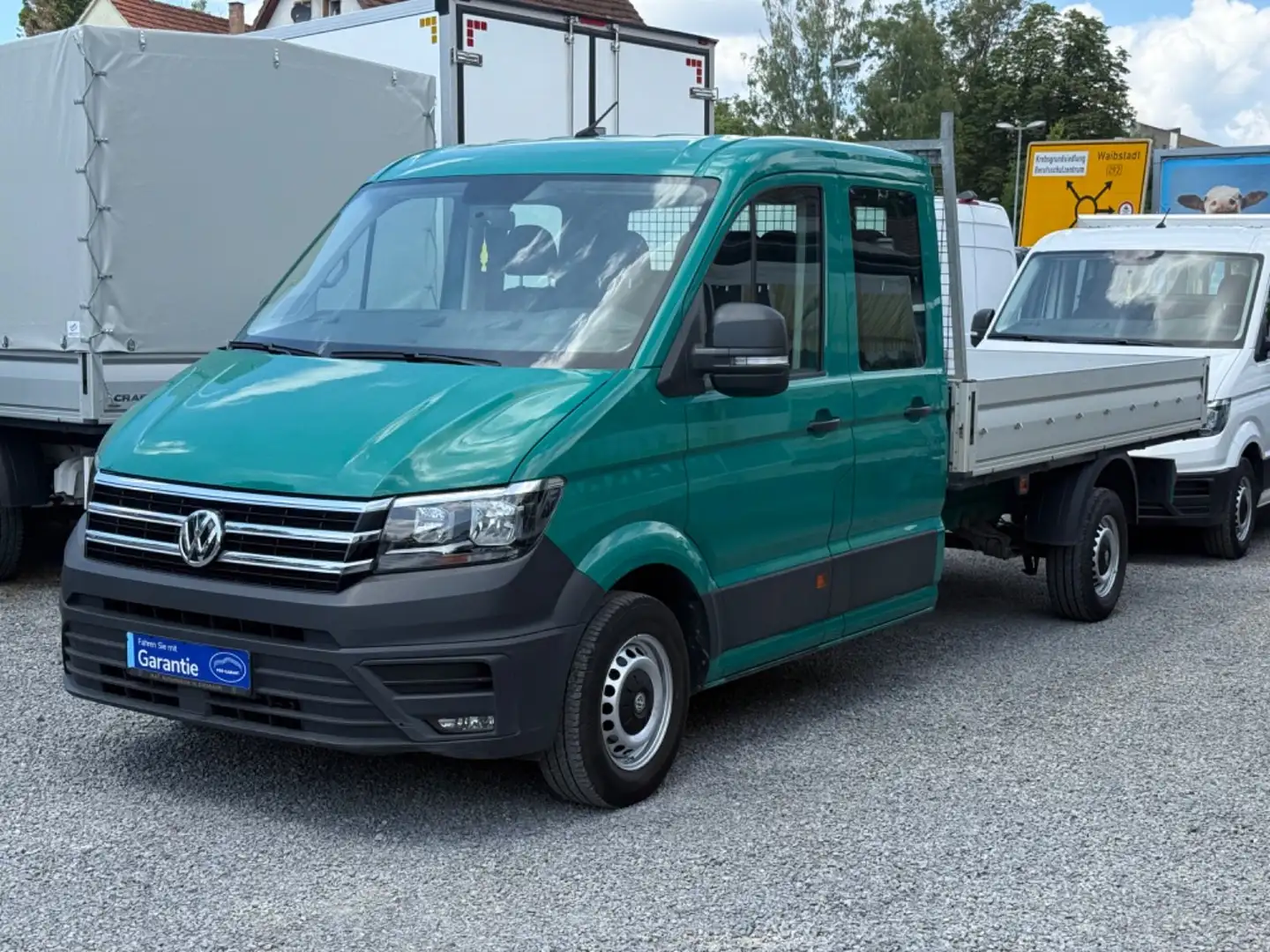 Volkswagen Crafter CRAFTER DoKa LANG PRITSCHE KLIMA AHK 7 SITZER Zielony - 1