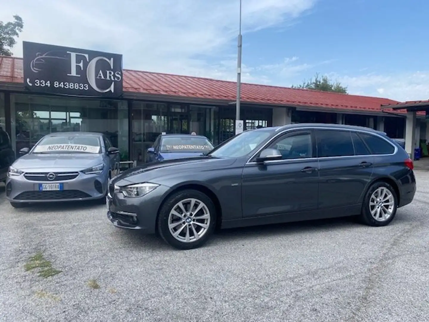BMW 320 320D TOURING LUXURY AUTO XDRIVE - 2 ANNI GARANZIA Grigio - 1