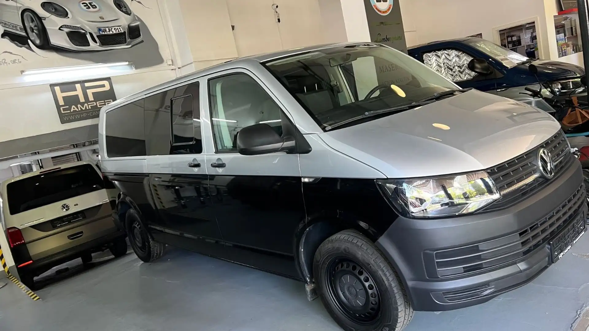 Volkswagen VW T6 LWB HP-Camper Edition Standheizung Klima Silber - 1