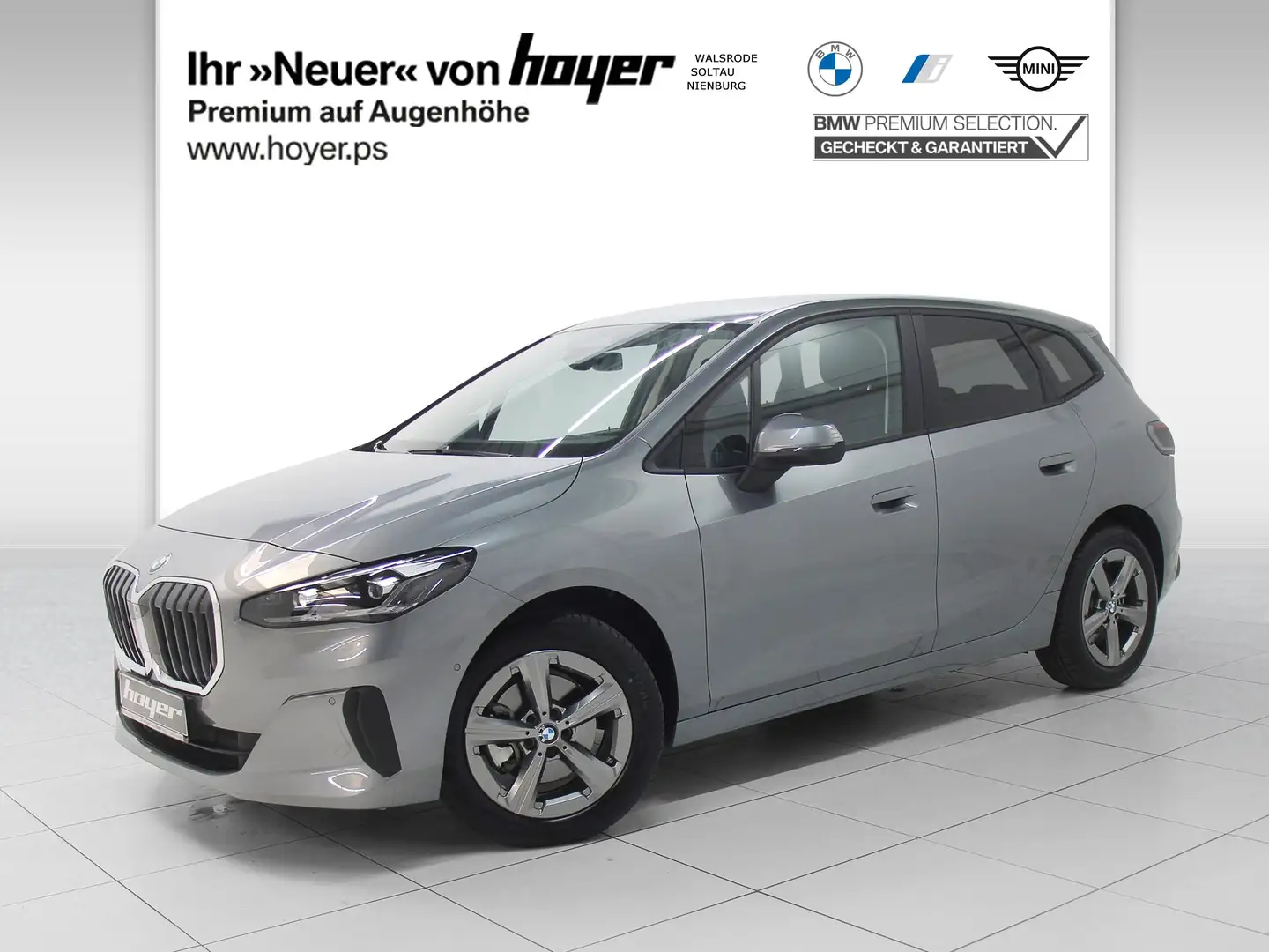 BMW 218 d Active Tourer DAB LED RFK Komfortzg. Shz Grau - 2