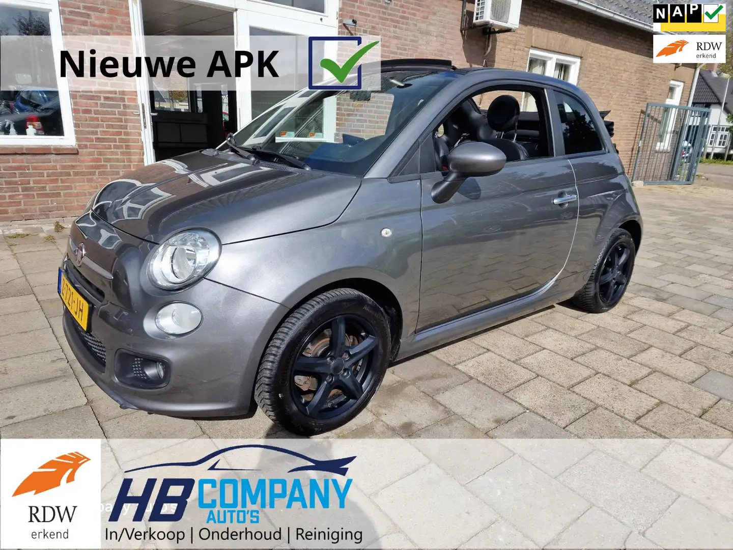 Fiat 500C 1.2 500S | Cabrio | Sportief | Multimedia | Dealer Gris - 1