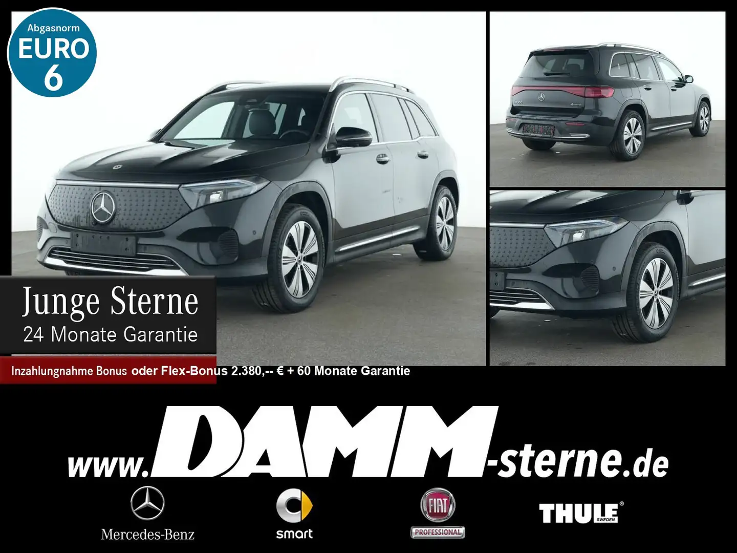 Mercedes-Benz EQB 300 EQB 300 4M Progressive Adv+/AHK/360°/LED/+ Flex Schwarz - 1