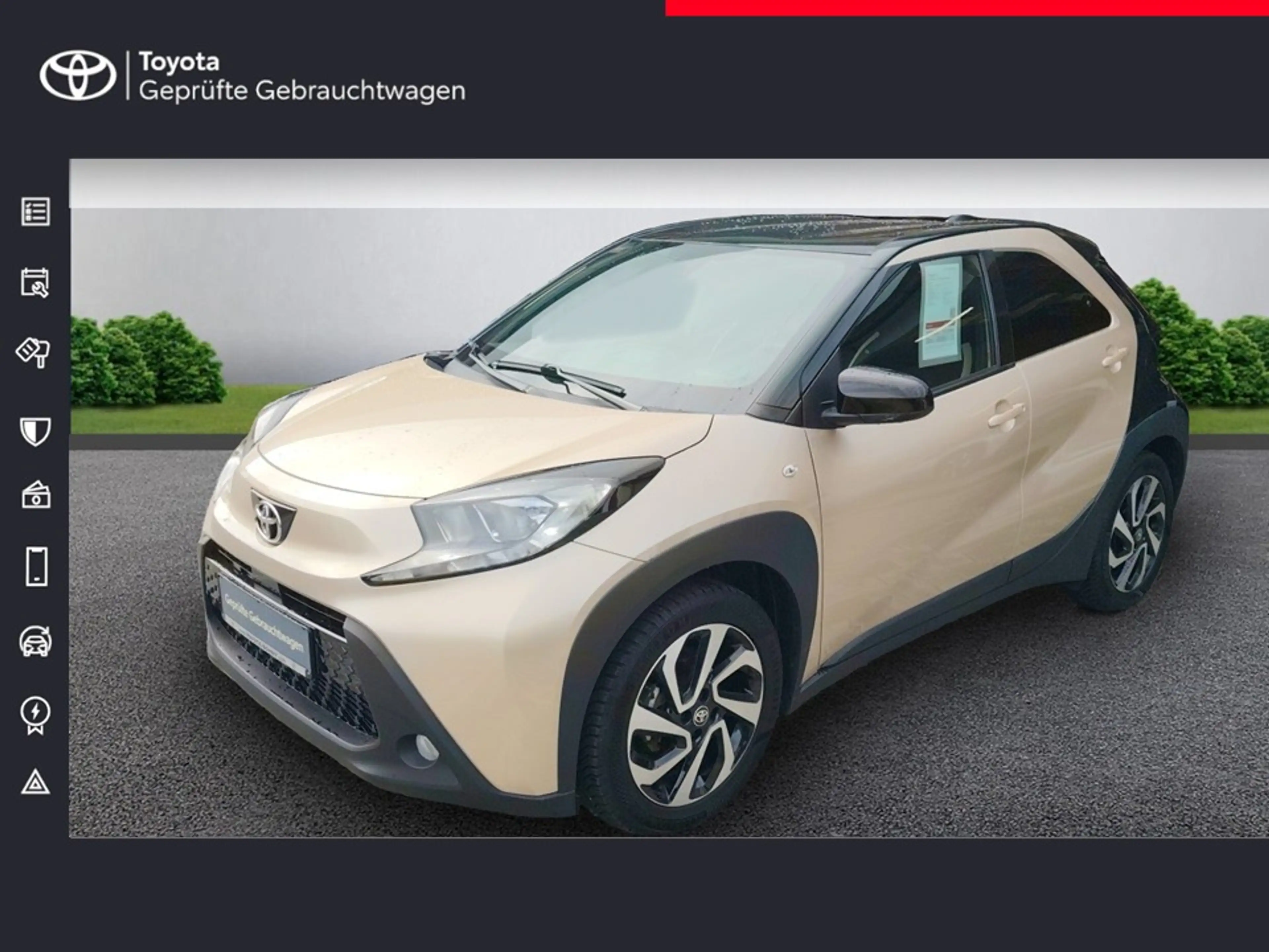 Toyota Aygo X 1,0 5-Gang Team D Scheckheft Bi-Colour