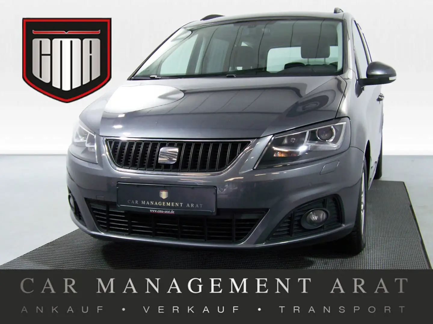 SEAT Alhambra 2.0 TDI Style AUTOM 7-SITZ+KAM+SHZ+NAV Grau - 1