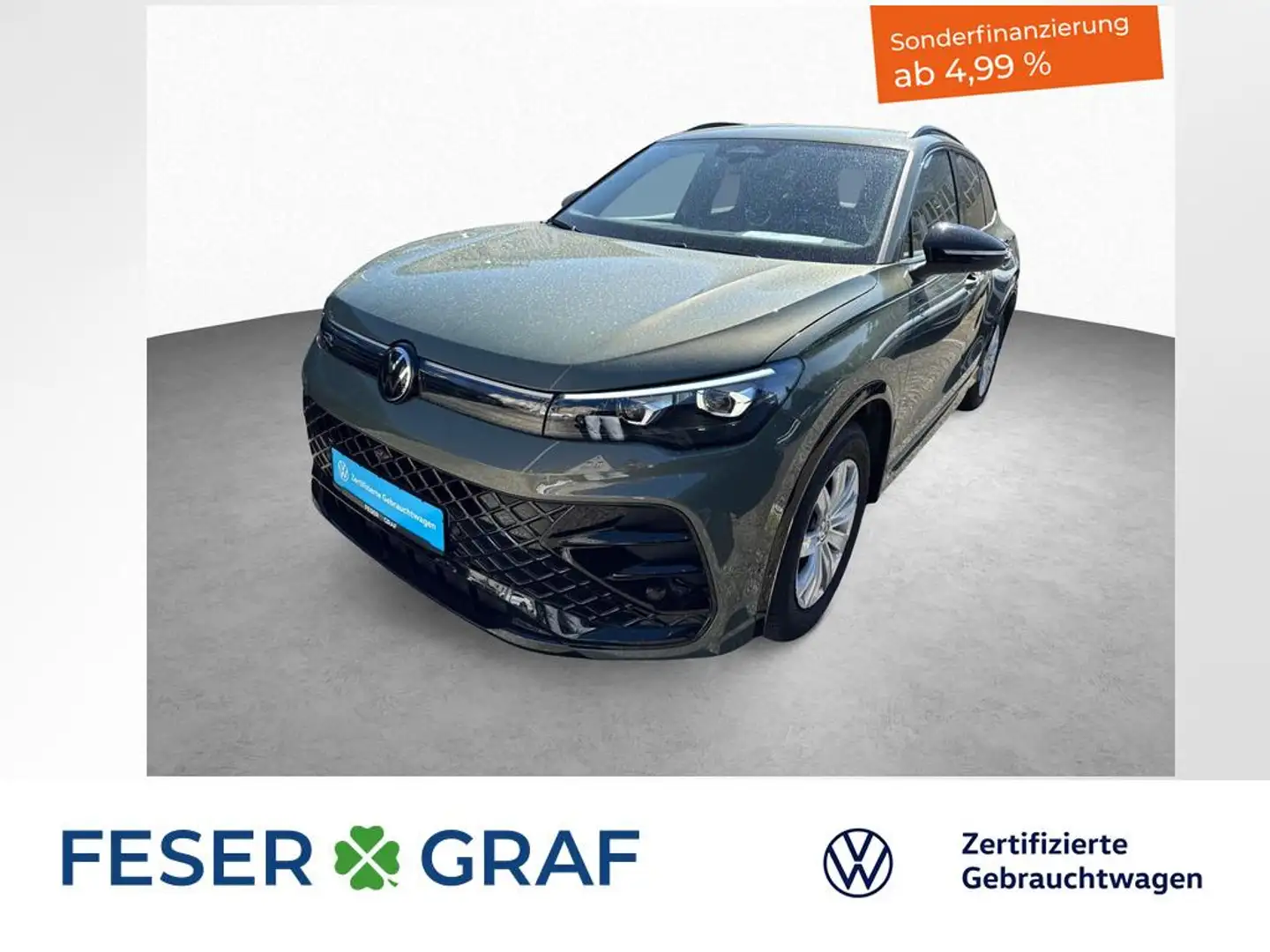 Volkswagen Tiguan R-Line 1.5 eTSI BlackStyle KAMERA Grün - 1