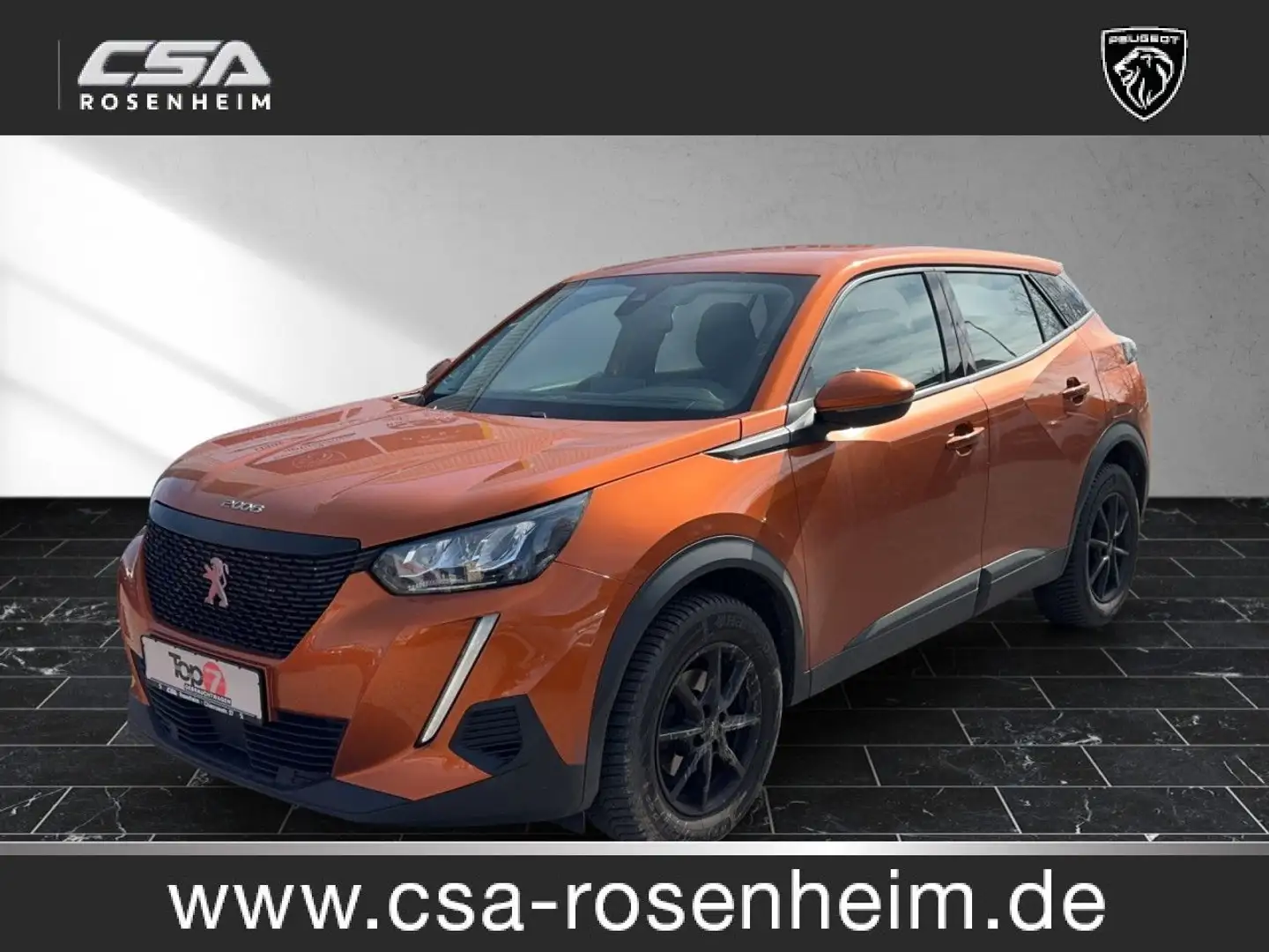 Peugeot 2008 Active Pack Bluetooth LED Klima Einparkhilfe Orange - 1