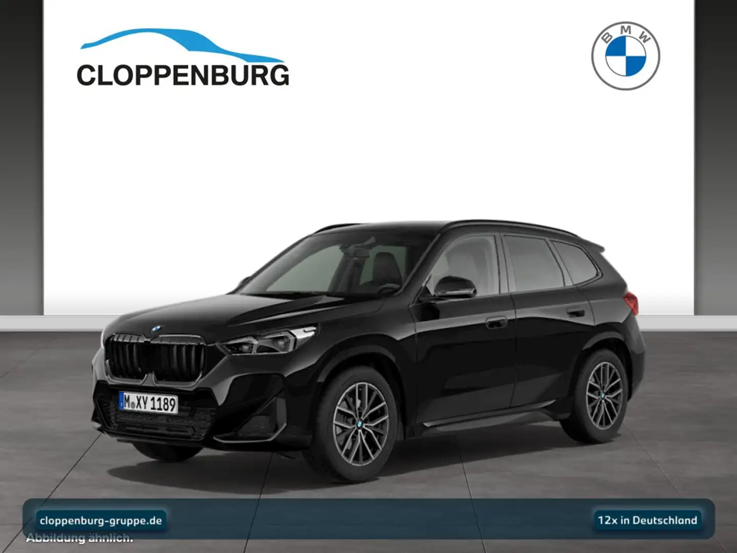 BMW X1 sDrive18d SAV M Sportpaket AHK+Navi+SHZ+KeyGO Schwarz - 1