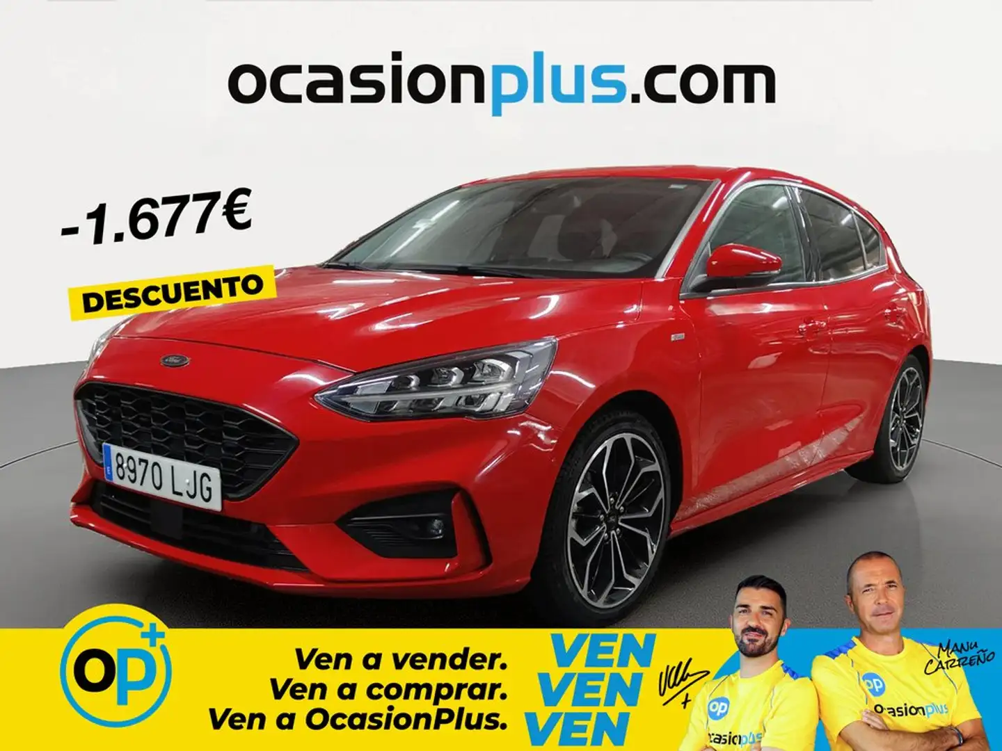 Ford Focus 1.0 Ecoboost ST Line 125 Rojo - 1