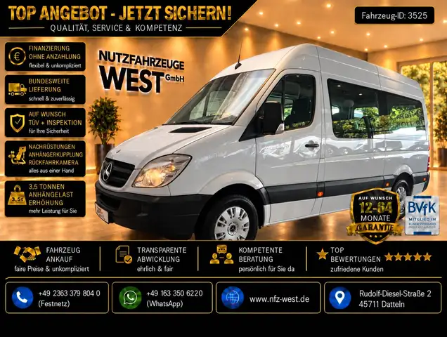 Mercedes-Benz Sprinter 215/316 CDI *Hoch+Lang*9-Sitzer*Klima*