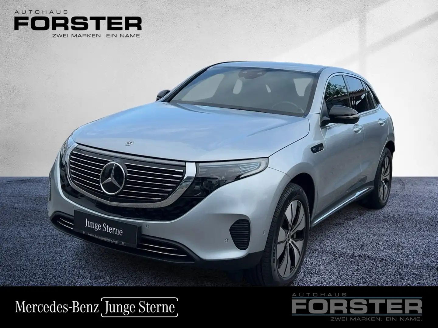 Mercedes-Benz EQC 400 4MATIC FAP Distr Navi Mbeam AR MBUX Argent - 1