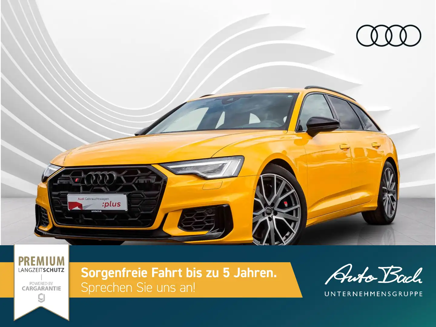 Audi S6 3.0TDI qu AHK Navi LED virtual B&O GRA Amarillo - 2