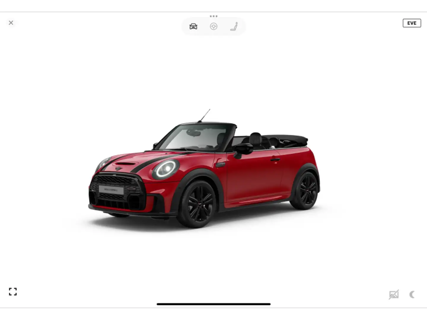 MINI Cooper S Cabrio Trim Jhon Cooper Works Rouge - 1