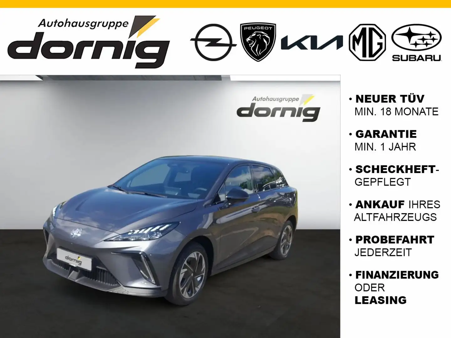 MG MG4 4 Luxury, 64 kWh Gris - 1