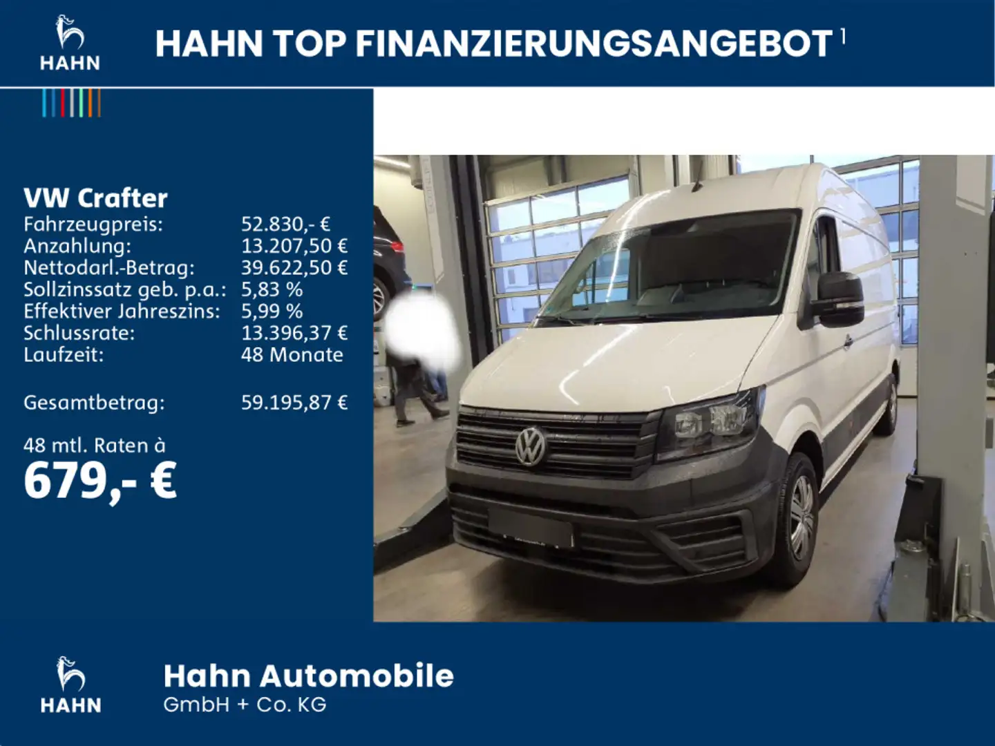 Volkswagen Crafter 35 2.0TDI 130 kW L2H2 FWD Automatik AHK Weiß - 2