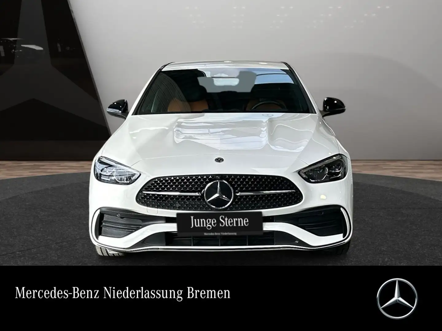 Mercedes-Benz C 300 e AMG+NIGHT+360+LED+KEYLESS+9G Weiß - 1