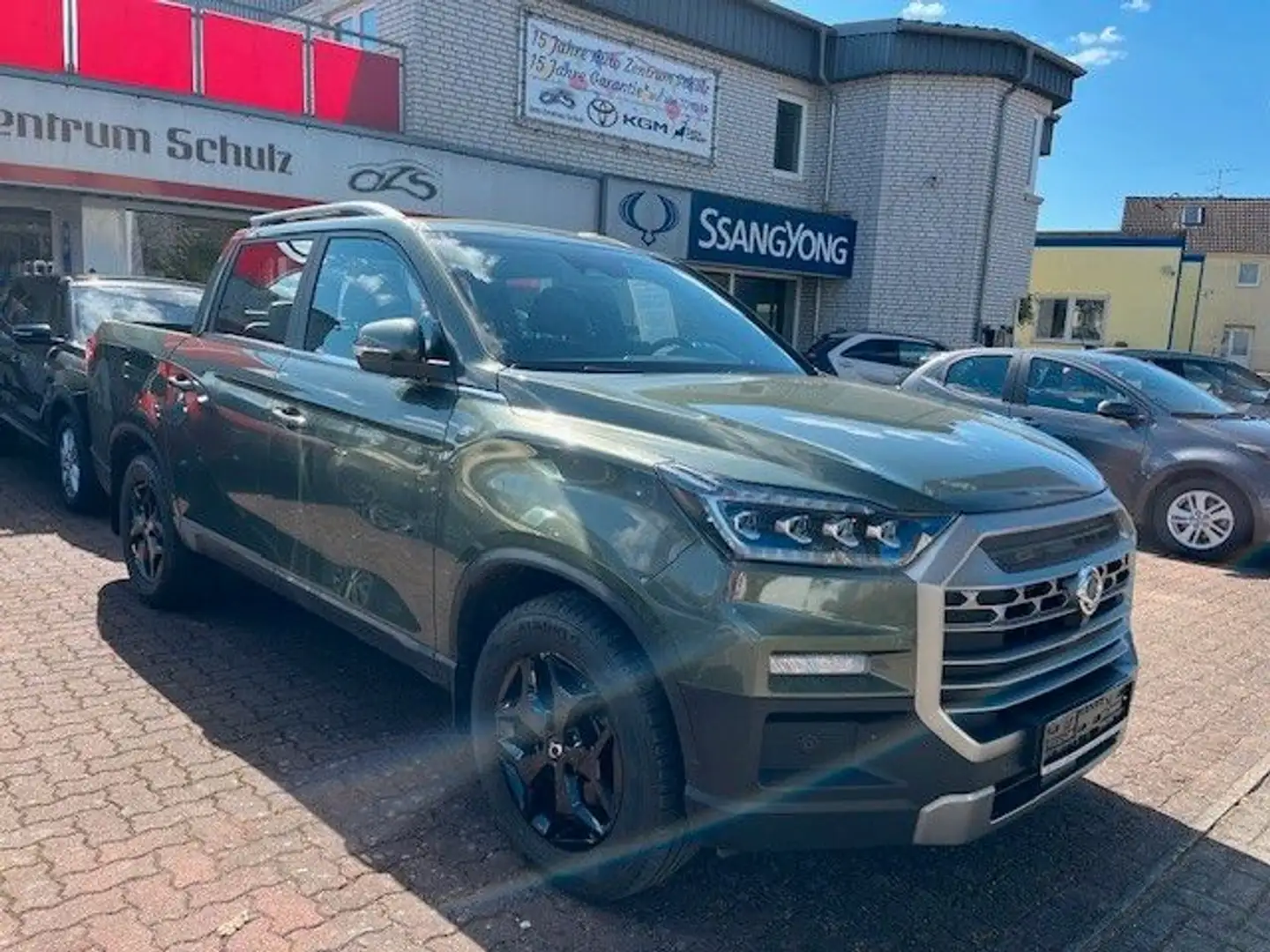 SsangYong Musso BLACK LINE 4WD 3t AHK, DIFFSPERRE, WKR Grün - 2