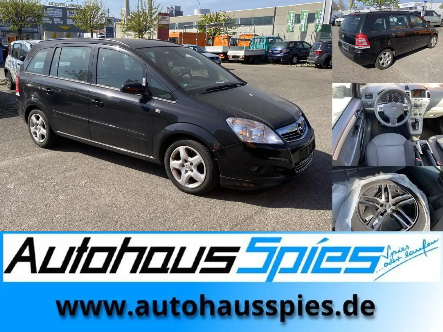 Opel Zafira 1.9 CDTI Family 7-Sitzer AHK Alu17 Чорний - 1