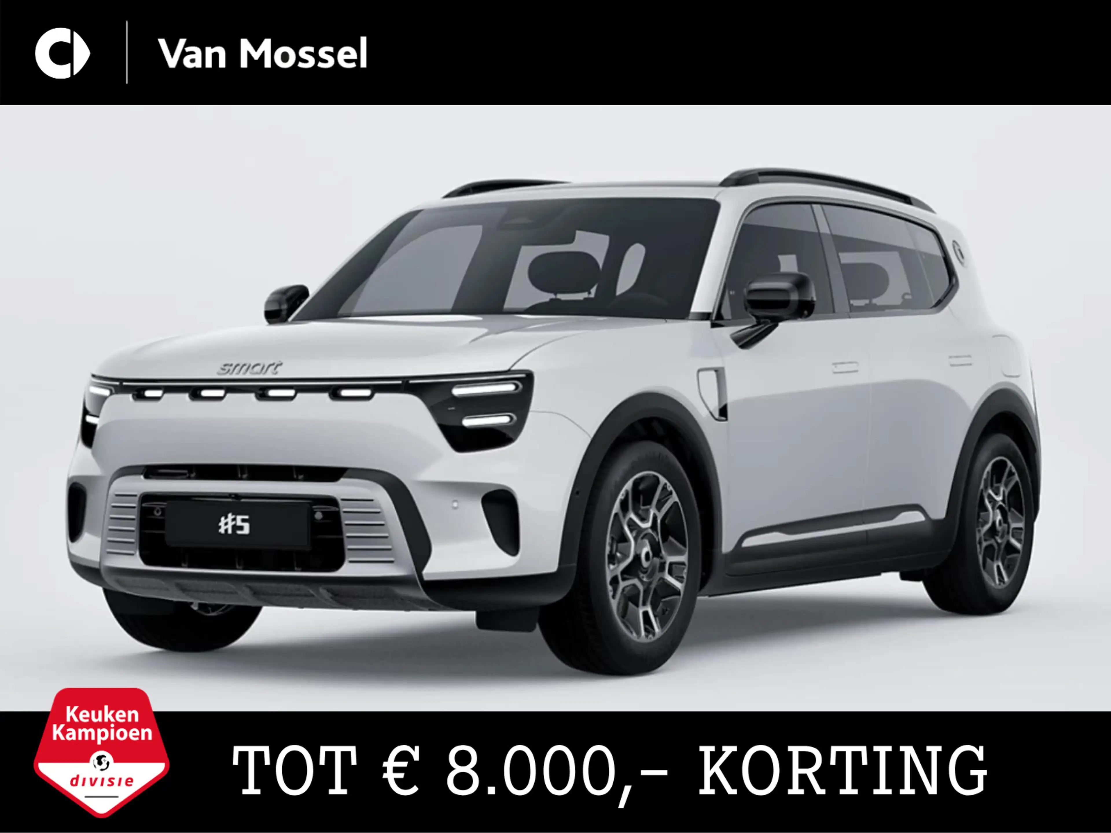 smart #5 Pulse / Halo panoramisch dak / 20" Helix/ Offroad