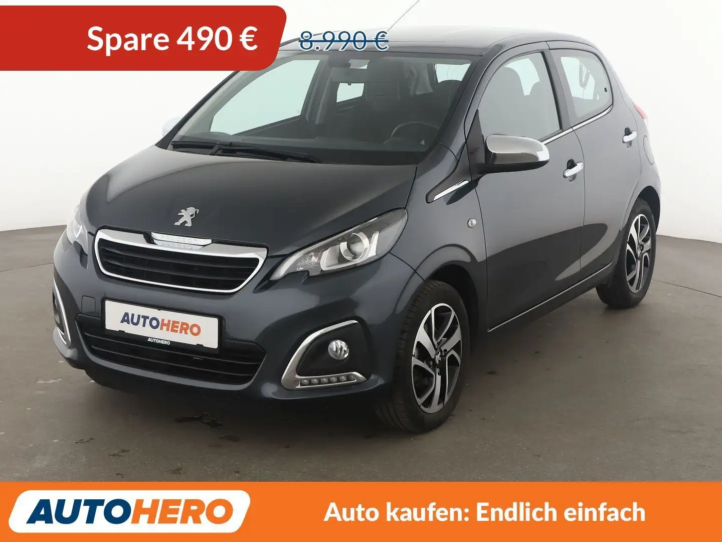 Peugeot 108 1.0 VTi Allure*LIM*CAM*ALU*KLIMA*TOUCH* Grau - 1