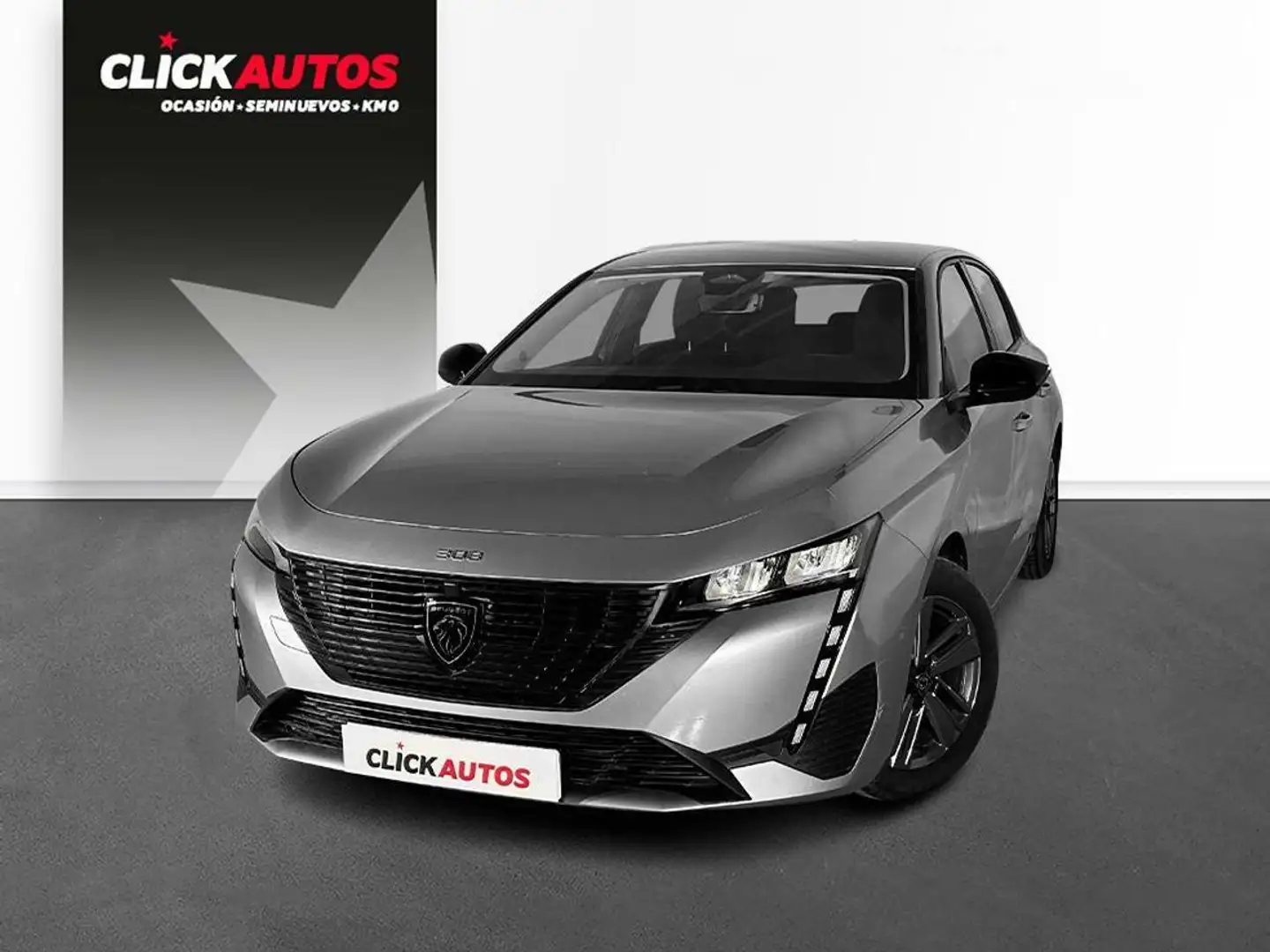 Peugeot 308 1.2 PureTech S&S Active Pack 130 Gris - 1