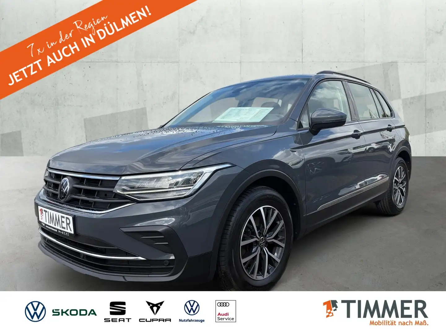 Volkswagen Tiguan 2.0 TDI DSG LIFE *AHK *LED *ACC *RKAM *NAVI *ALU Gris - 1