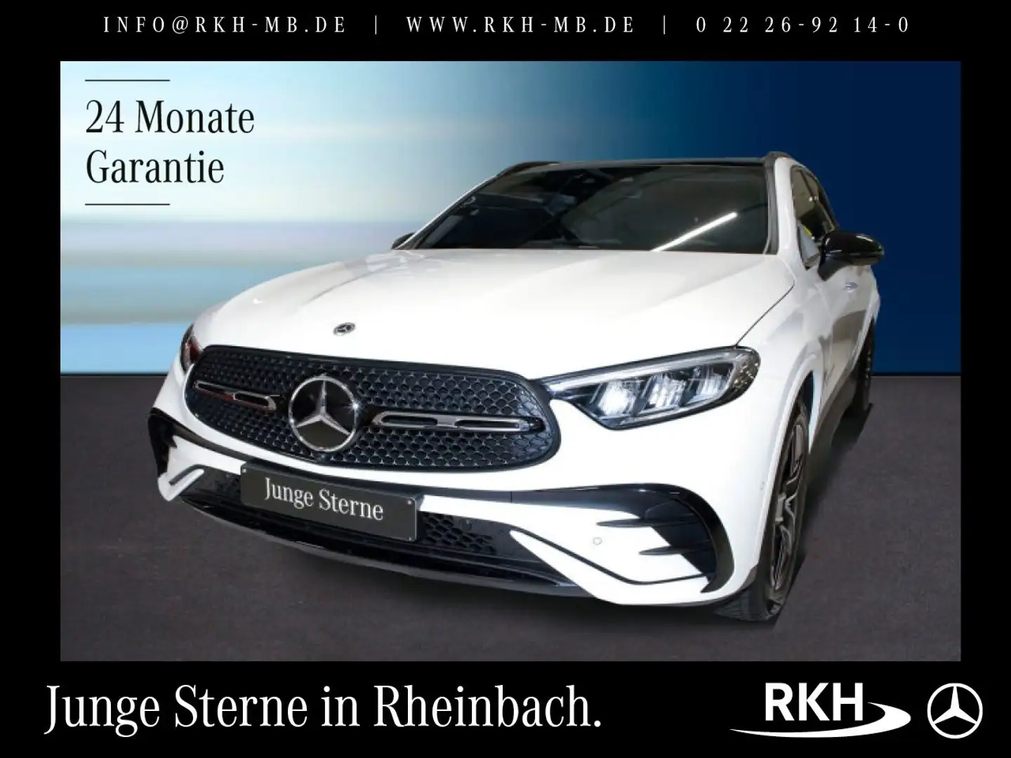 Mercedes-Benz GLC 220 GLC 220 d 4M AMG Line Night/AHK/Pano//Distr/360° Weiß - 1