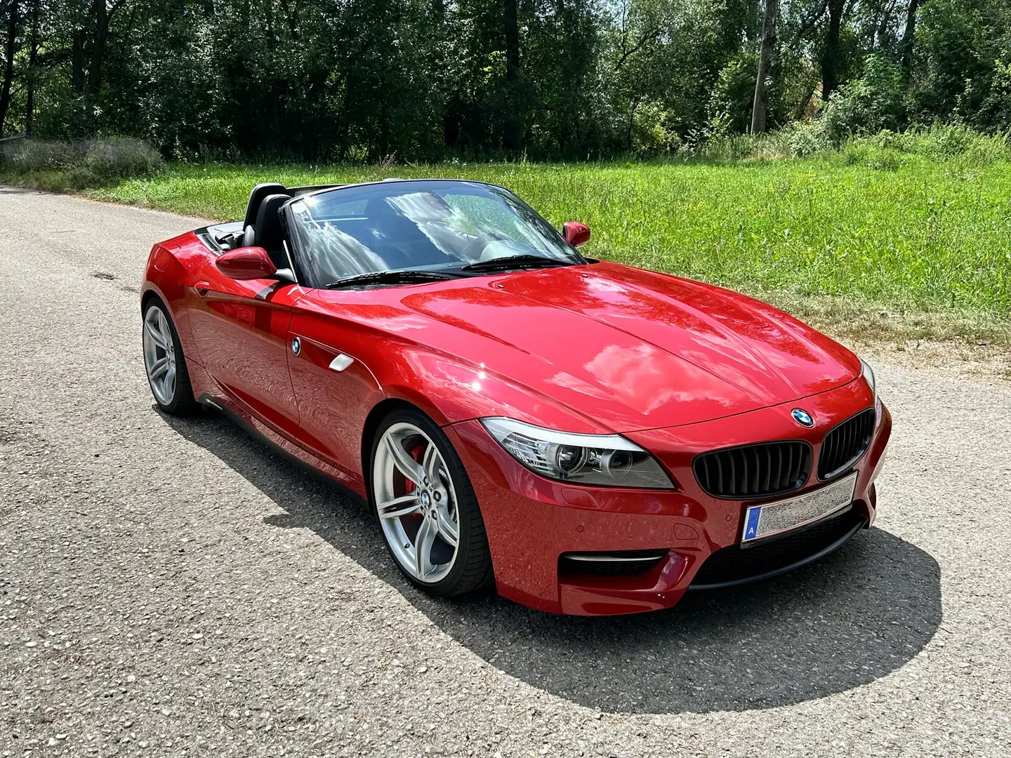 BMW Z4 sDrive 35is DKG Cabrio / Roadster Rot - 2