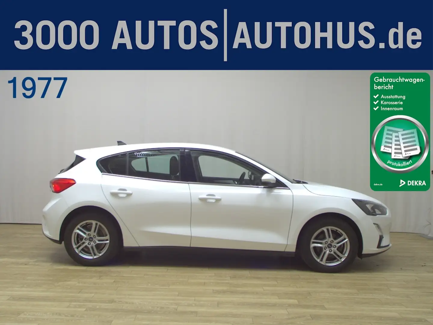Ford Focus 1.0 EcoBoost Mild-Hybrid S/S Cool & Connect Weiß - 1
