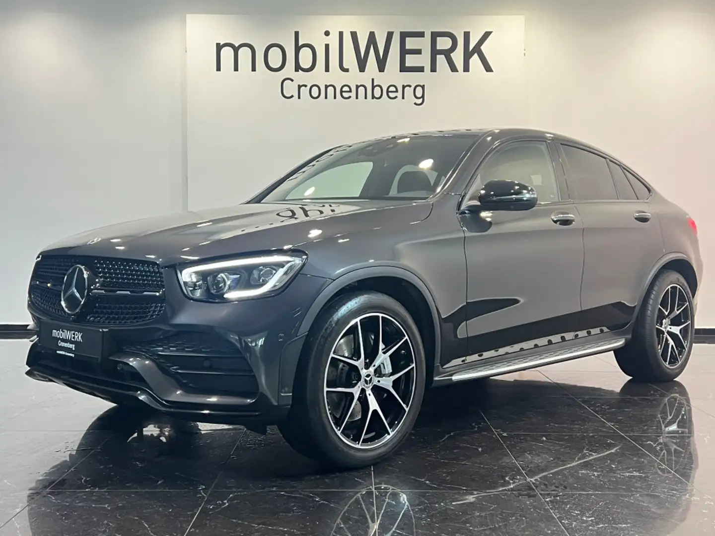 Mercedes-Benz GLC 300 Coupe AMG Sitzklima AHK e-Sitz Burmester Grau - 1
