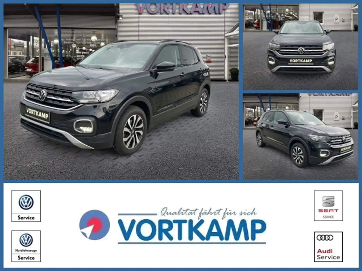 Volkswagen T-Cross Active DSG ACC/AppConnect Schwarz - 1