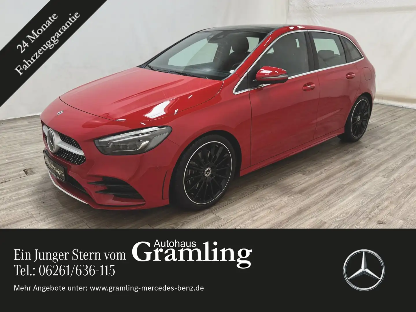 Mercedes-Benz B 220 d AMG Pano*MULTIBEAM*360°*Memory*Distr*Navi Rouge - 1